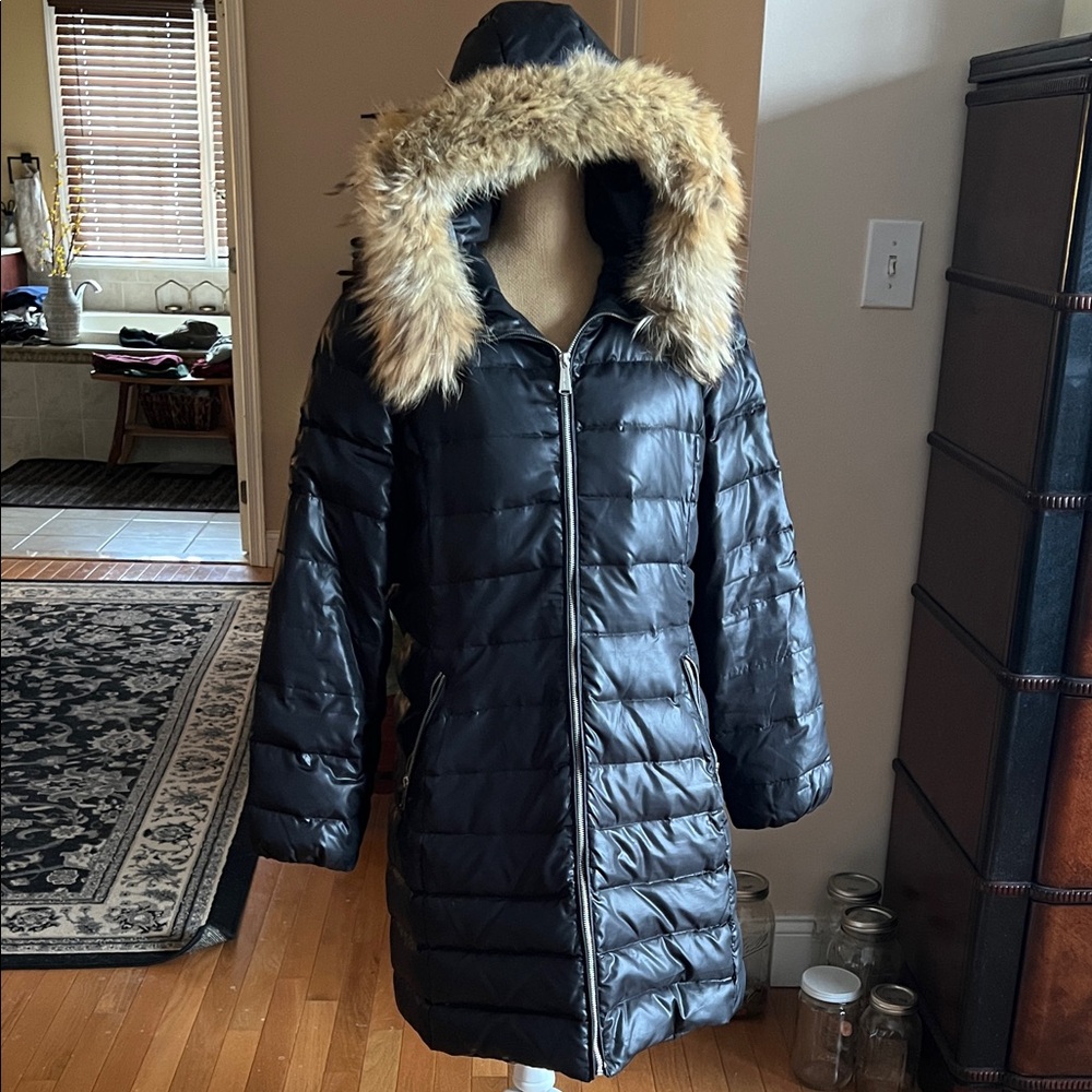 Michael kors long puffer coat